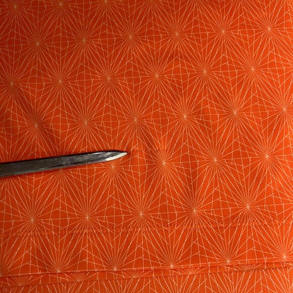 Nike Golf Mens Orange Polo Shirt 2XL Dri-FIT Polyester Spandex Geometric Pattern - Picture 5 of 9